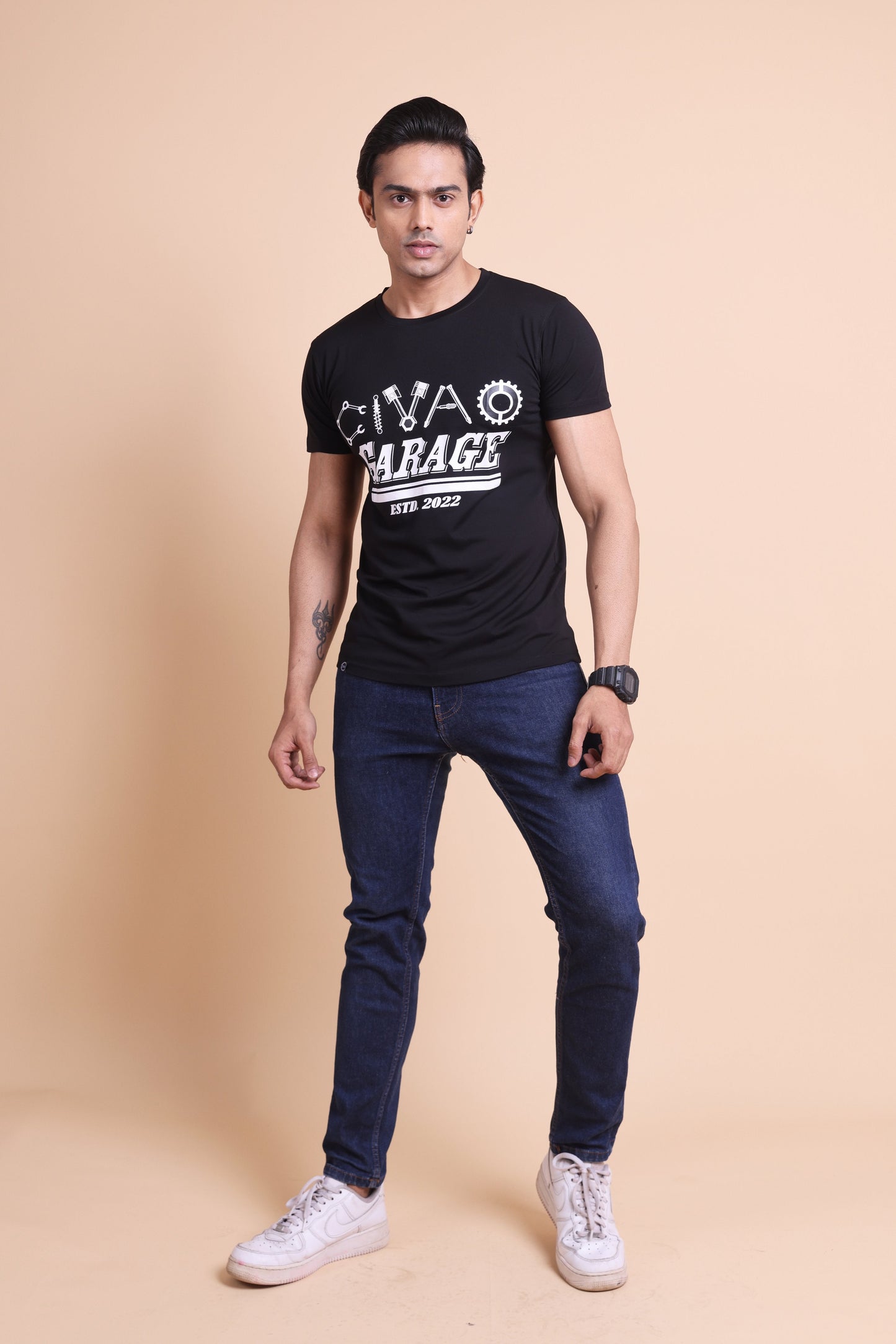 Garage Slim Fit T-shirts Black