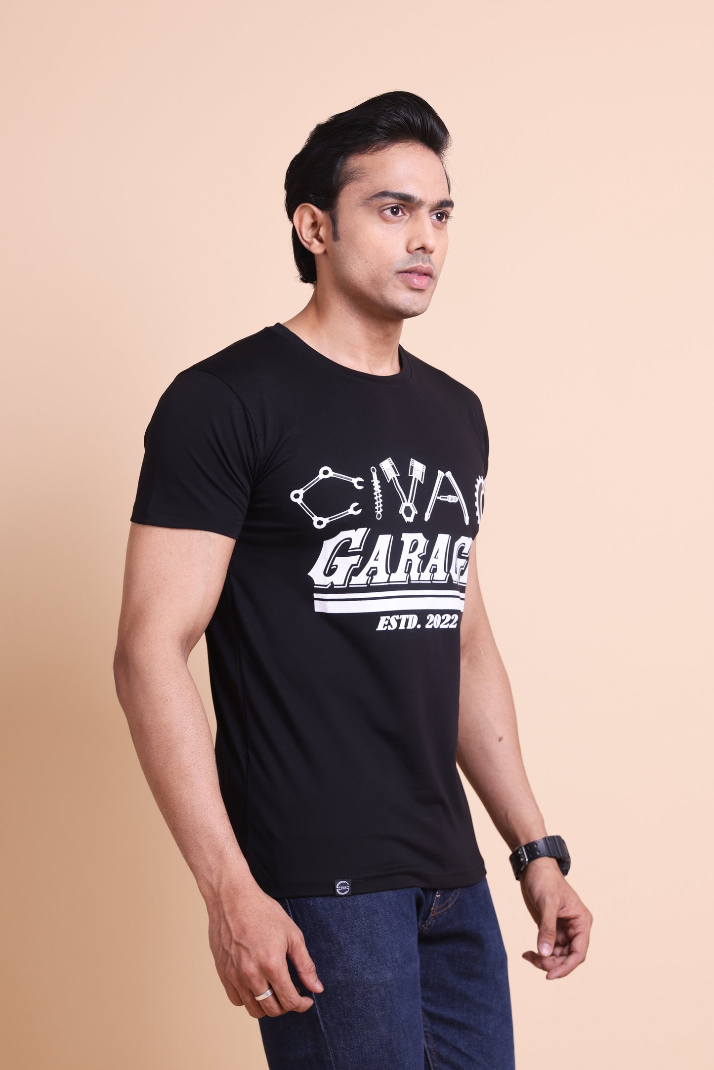 Garage Slim Fit T-shirts Black