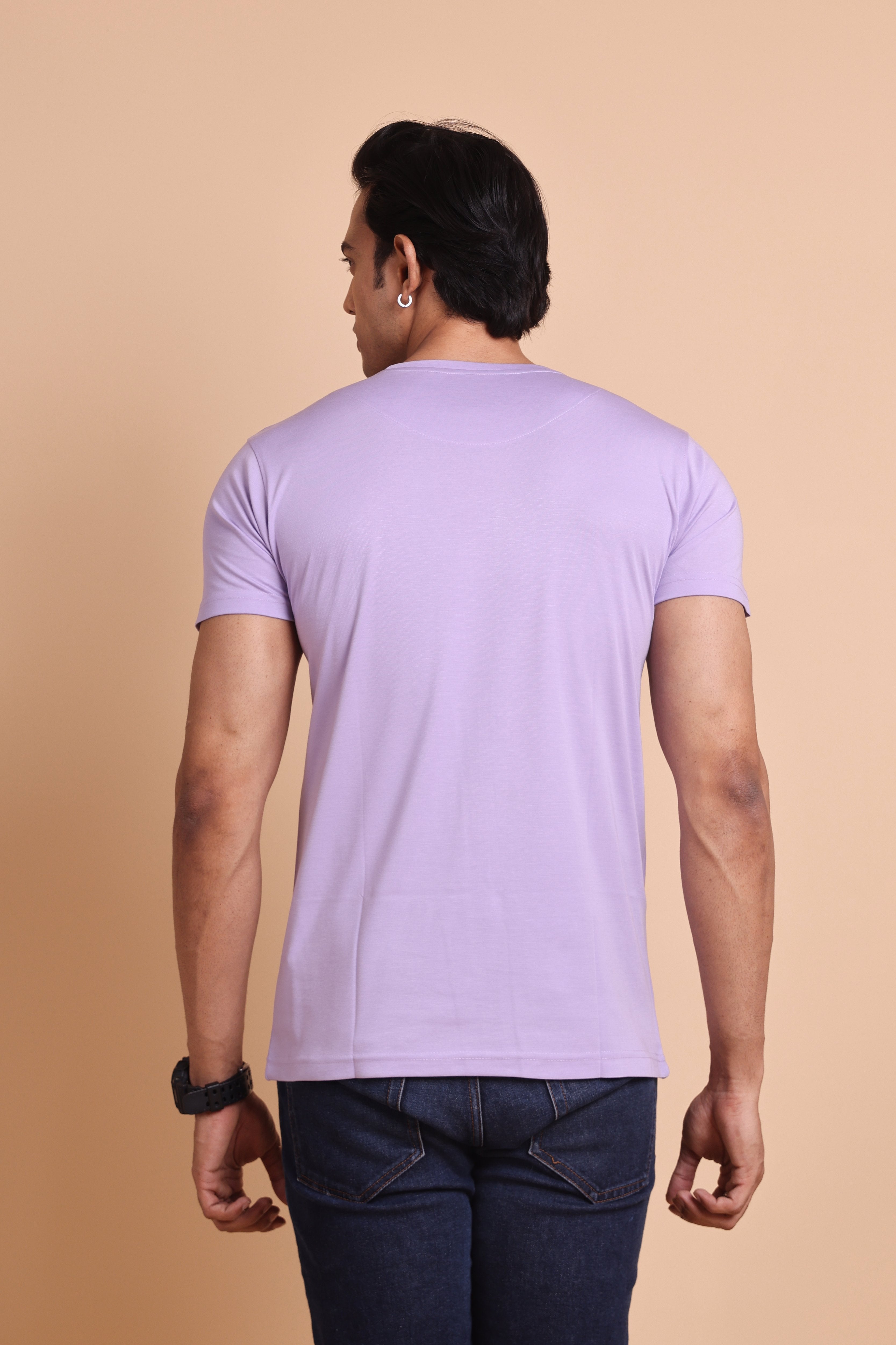 Men's Solid Slim Fit T-Shirt