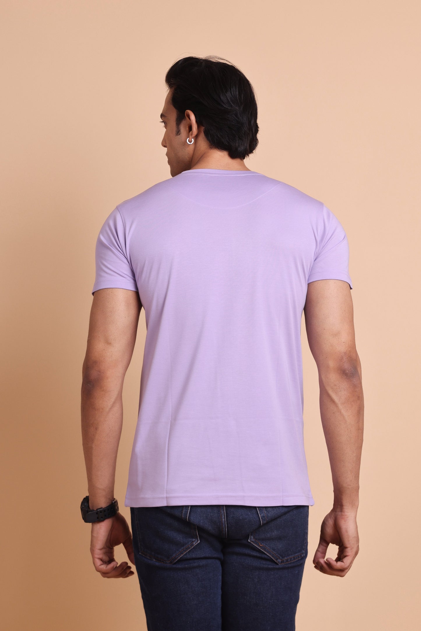 Men's Solid Slim Fit T-Shirt