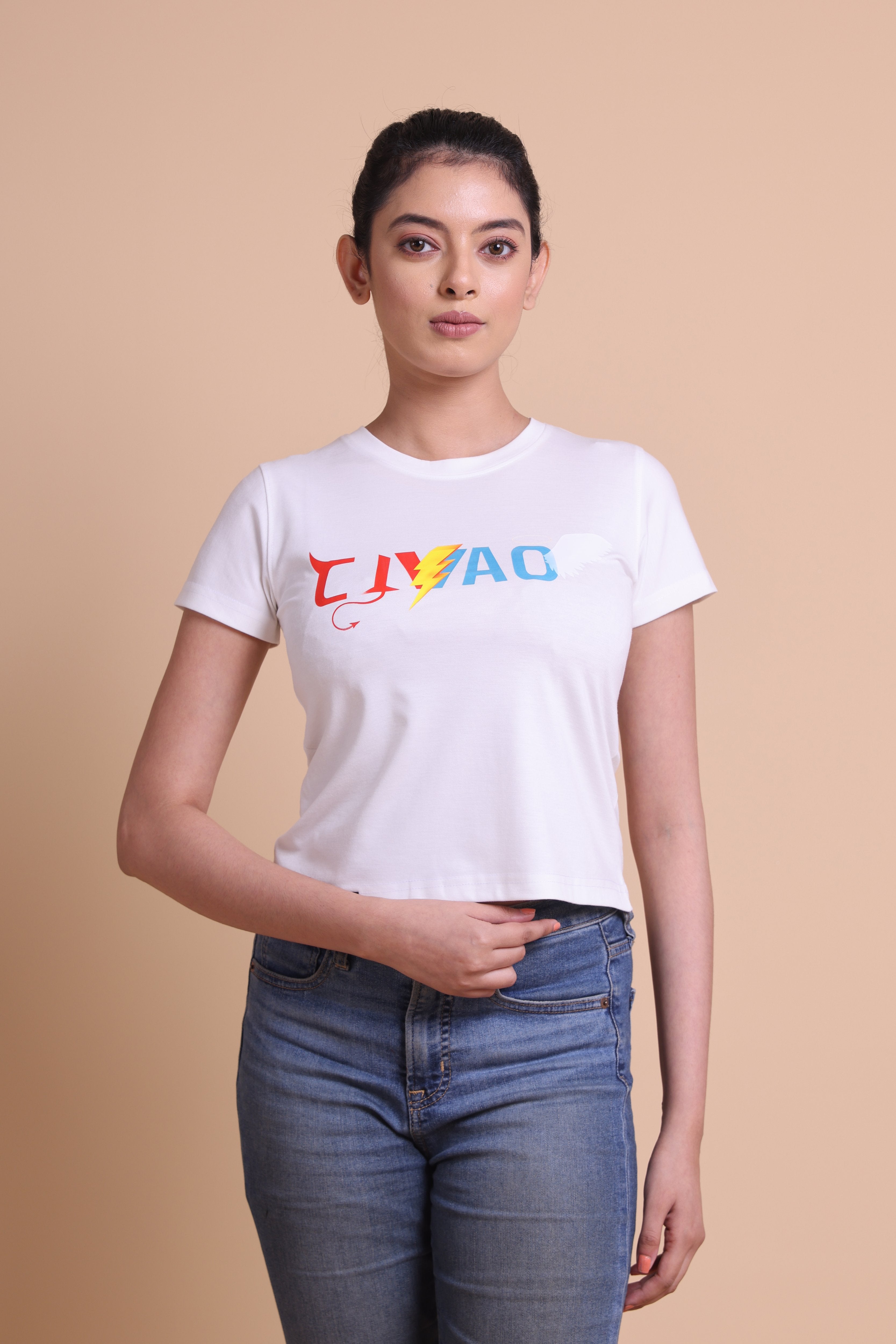 The Civao white Women's slim Fit