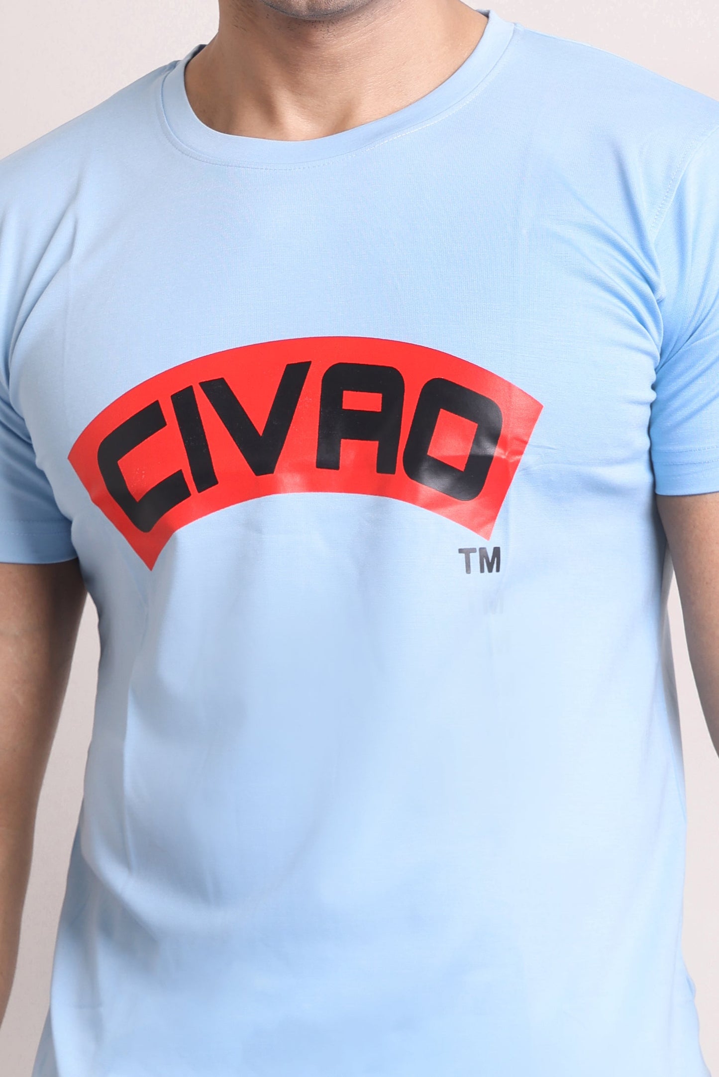 The Civao Slim Fit T-Shirt Sky Blue