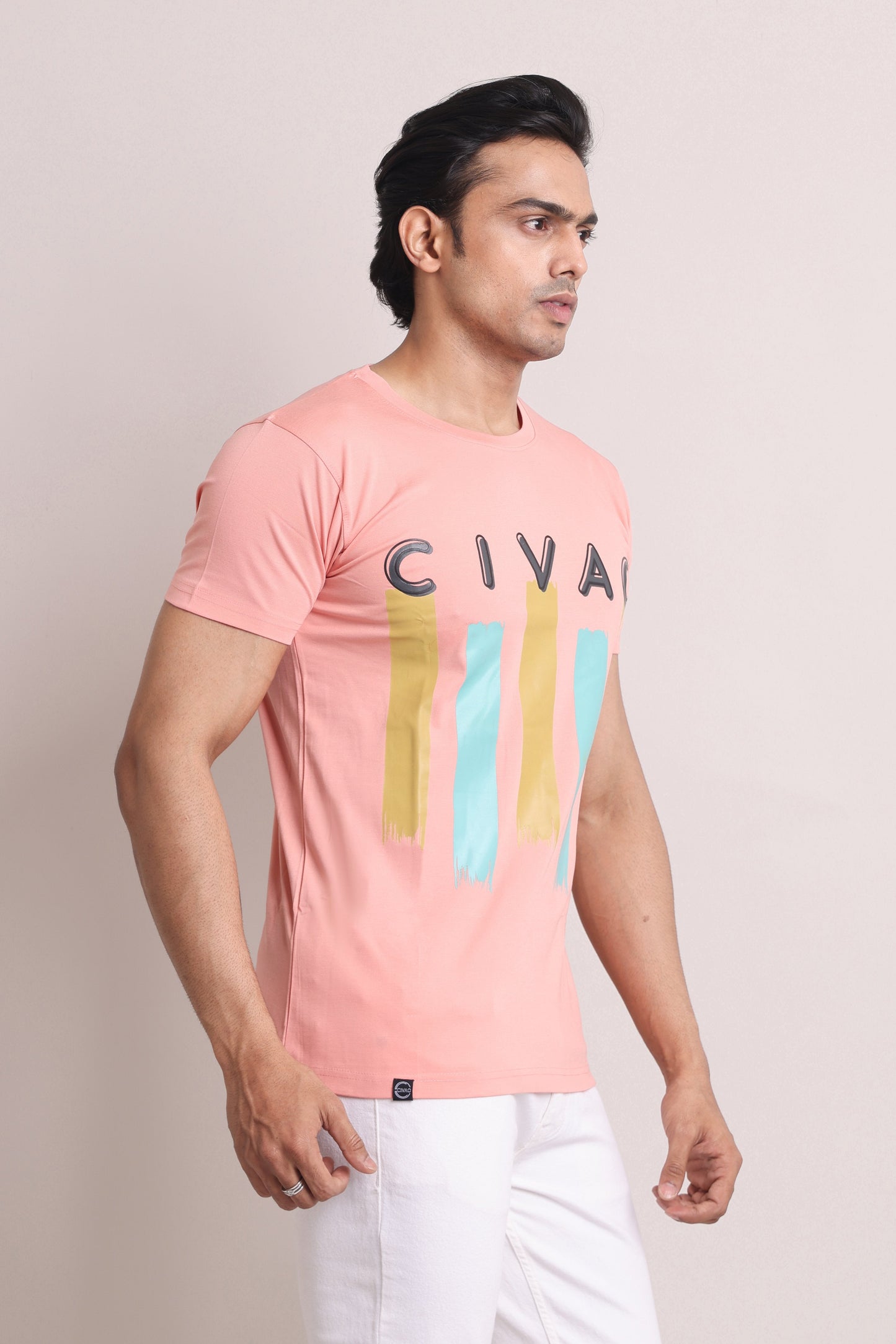 Big Boy Style Pink Slim Fit T-shirt