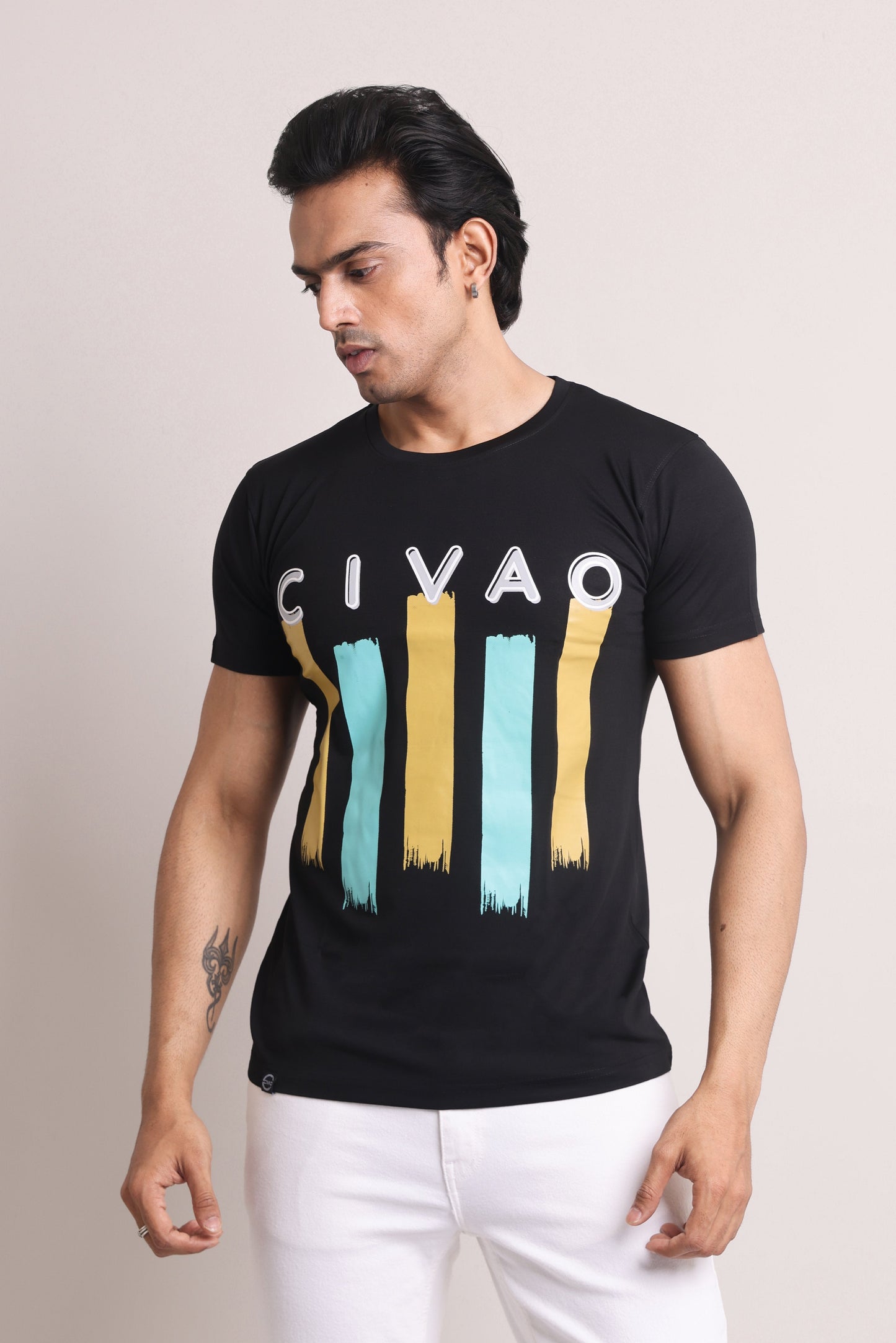 Big Boy Style Black Slim Fit T-shirt