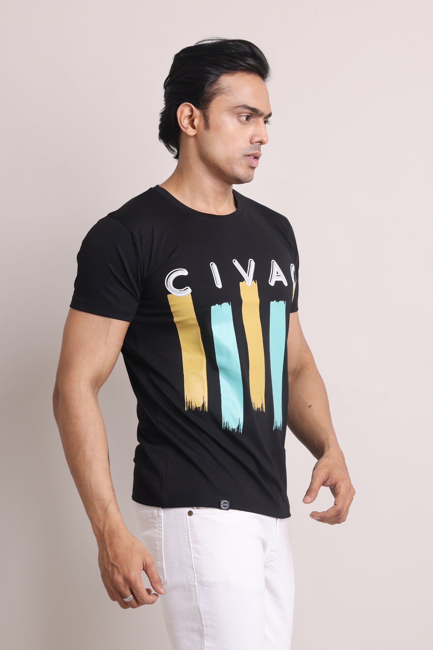 Big Boy Style Black Slim Fit T-shirt